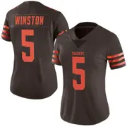 Brown Women's Jameis Winston Cleveland Browns Limited Color Rush Jersey