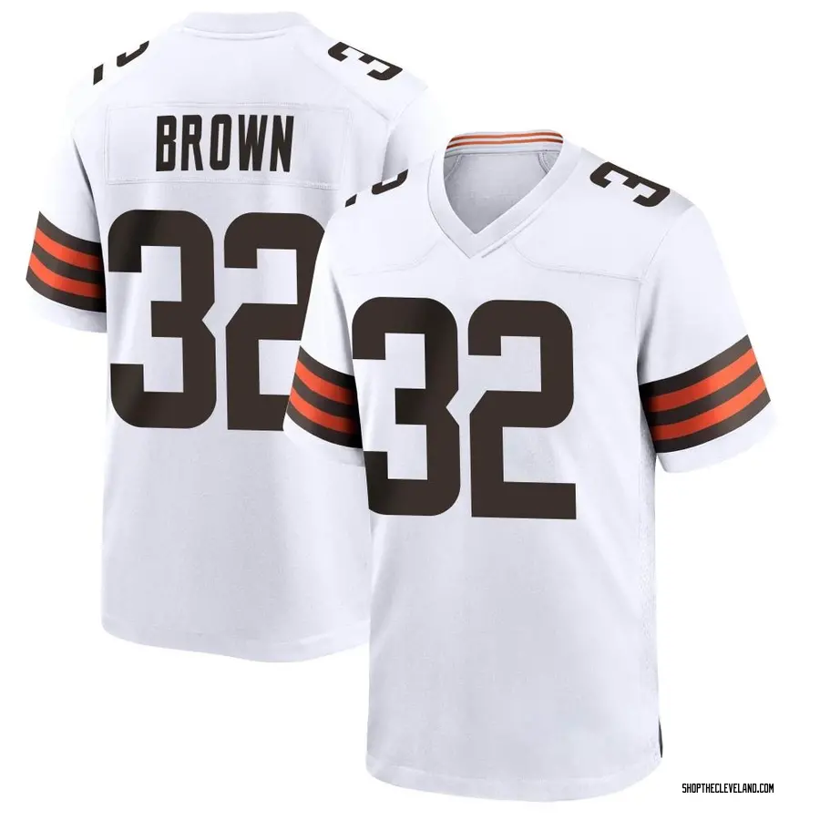 jim brown white jersey